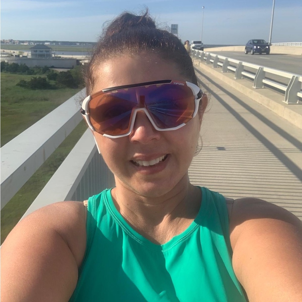 Tifosi Optics White and Brown Sunglasses